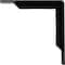 Ekena Millwork Stockport Steel Bracket, Powder Coated Black 2"W x 10"D x 10"H BKTM02X10X10STPBL - alternate 4